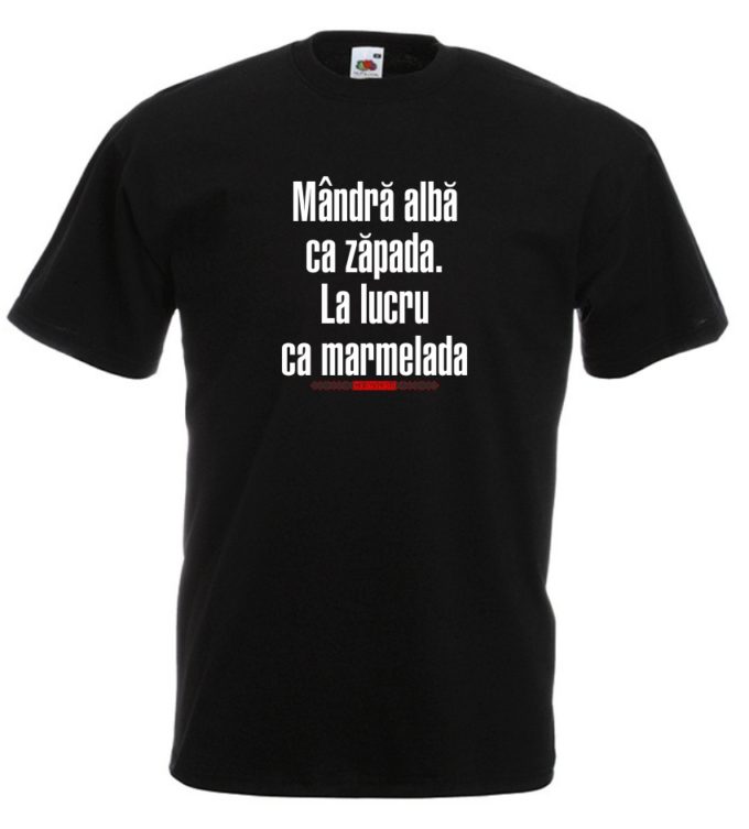 mandra alba ca zapada